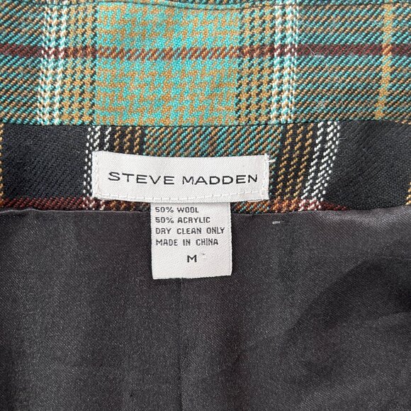 Steve Madden Preppy Plaid Tartan Jacket - Medium - Picture 2 of 11